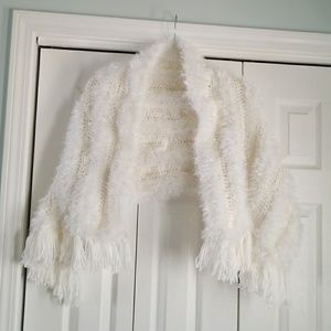 Knit stole cover wrap shawl